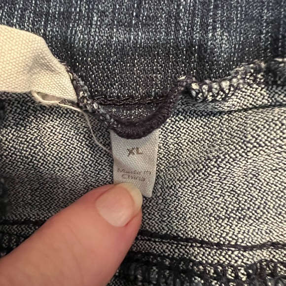 Soft Surroundings Stretch Blue Denim Bermuda Shorts Sz XL - Picture 5 of 8